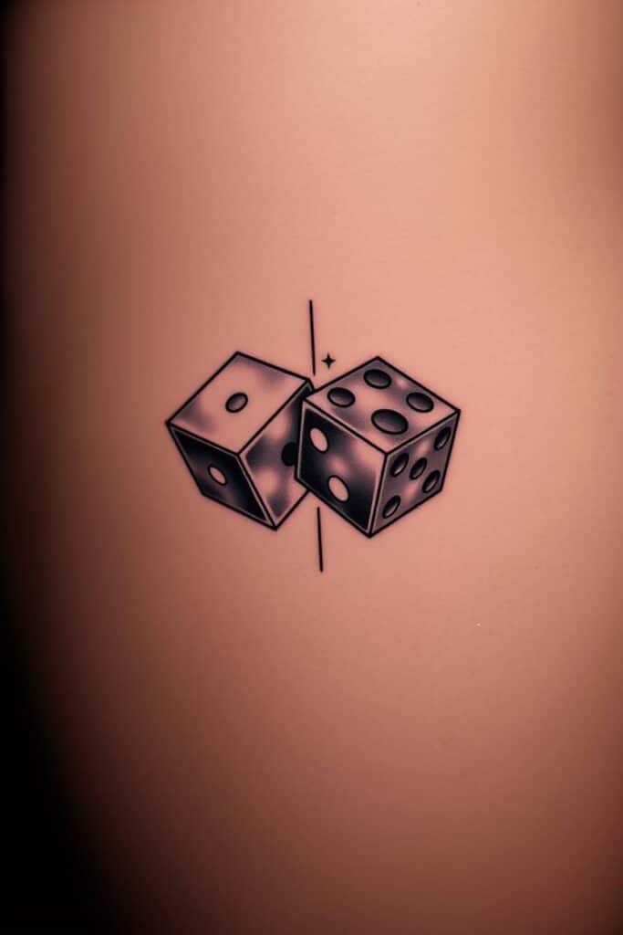 Cosmic Dice Tattoo