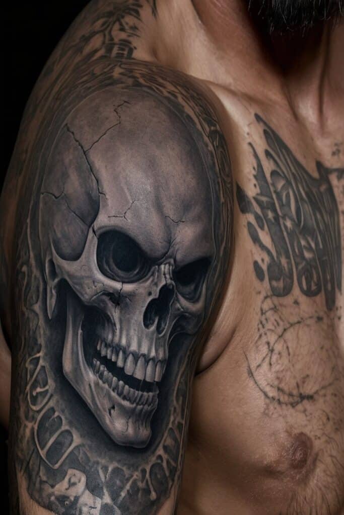 2. Snake Eyes Skull