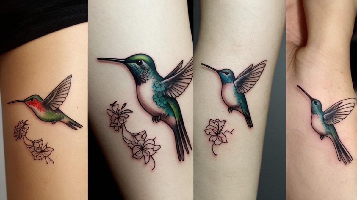 26+ Trendy Small Hummingbird Tattoo Designs