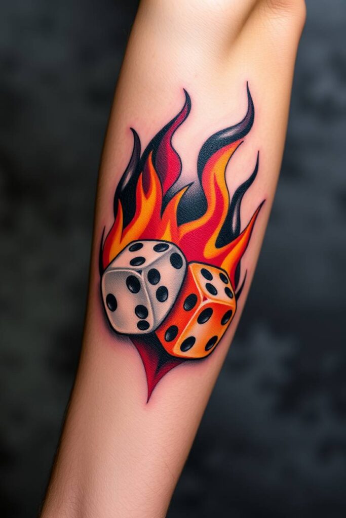 Flaming Dice