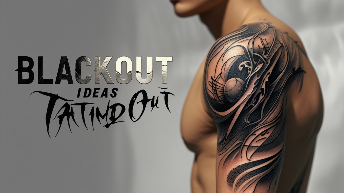 41+ Blackout Tattoo Ideas That Stand Out