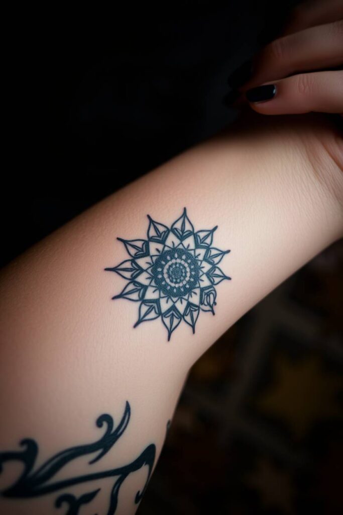 5. Blackout With Fine Line Accents